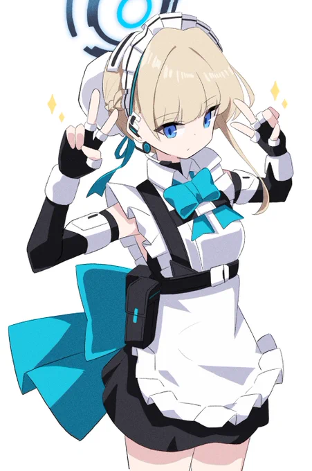 トキのダブルピースは無限に見れる#ブルアカ 