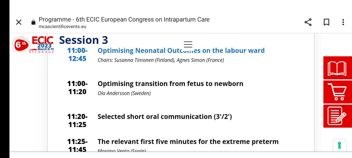 RowlandMaryM's tweet photo. Exciting day ahead at the European Congress on Intrapartum Care https://t.co/t79uPpKTpa