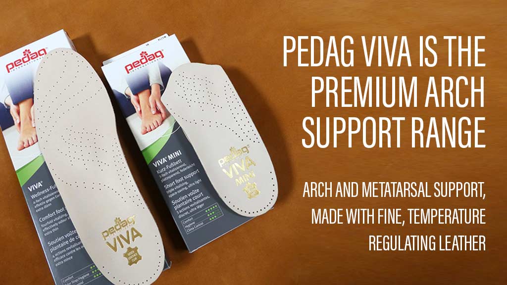 Euroleathers's tweet photo. pedag Viva are a premium range of arch and metatarsal supports. Made with fine temperature regulating leather. https://t.co/xBpvbEpTlJ pedag #pedagfeelsgood #pedagviva #footcare #footsupports https://t.co/qc55FLme8j