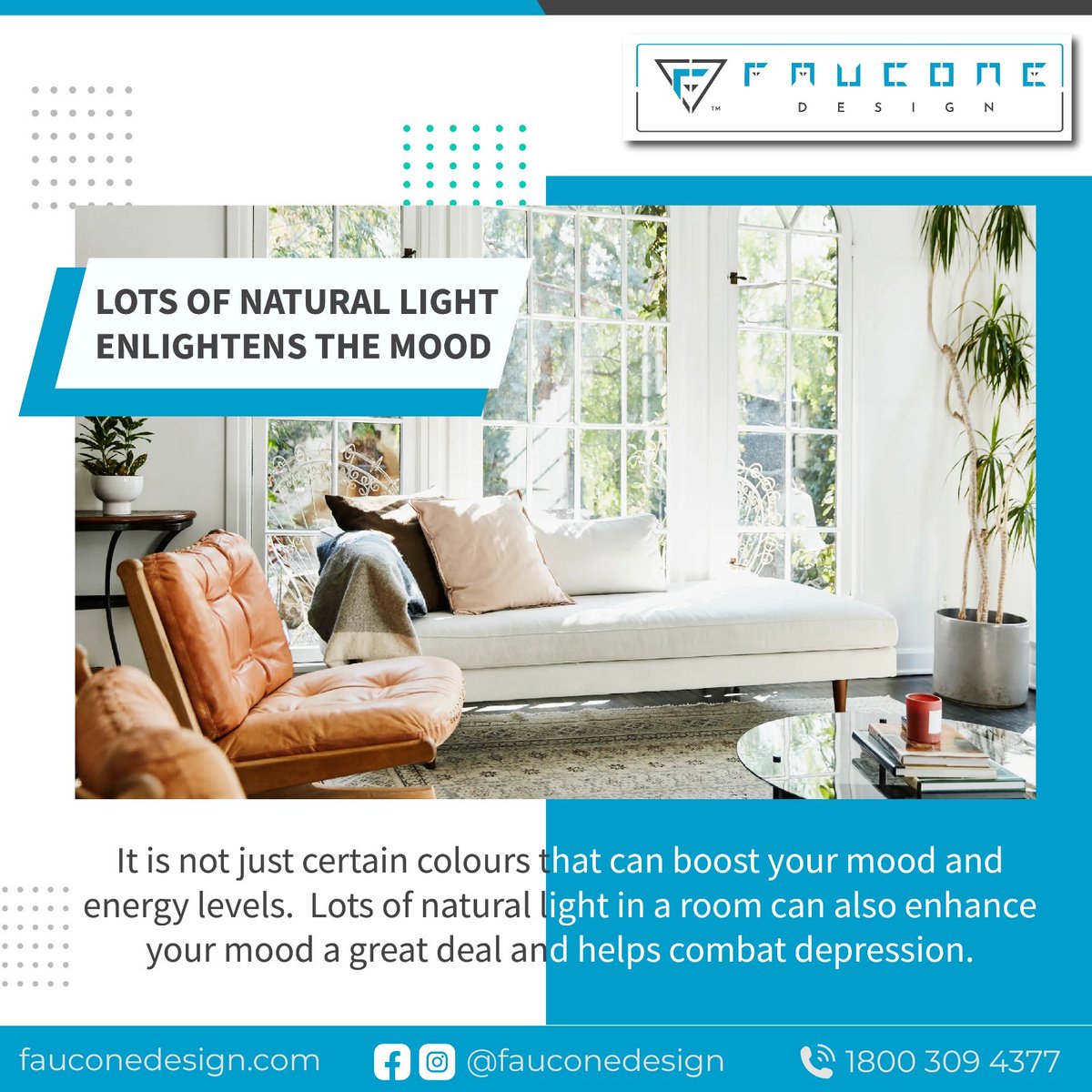 FauconeD's tweet photo. Please visit:
https://t.co/CdAmSMHsES

#faucone #fauconedesign #design #interiordesigner #designer #interiordesign #interior #designs #psychology #interestingfacts #enhancerooms #goodinterior #interiorpsychology #naturallight #boostyourmood #energylevels #combatdepression https://t.co/hKjWzsKD6Z