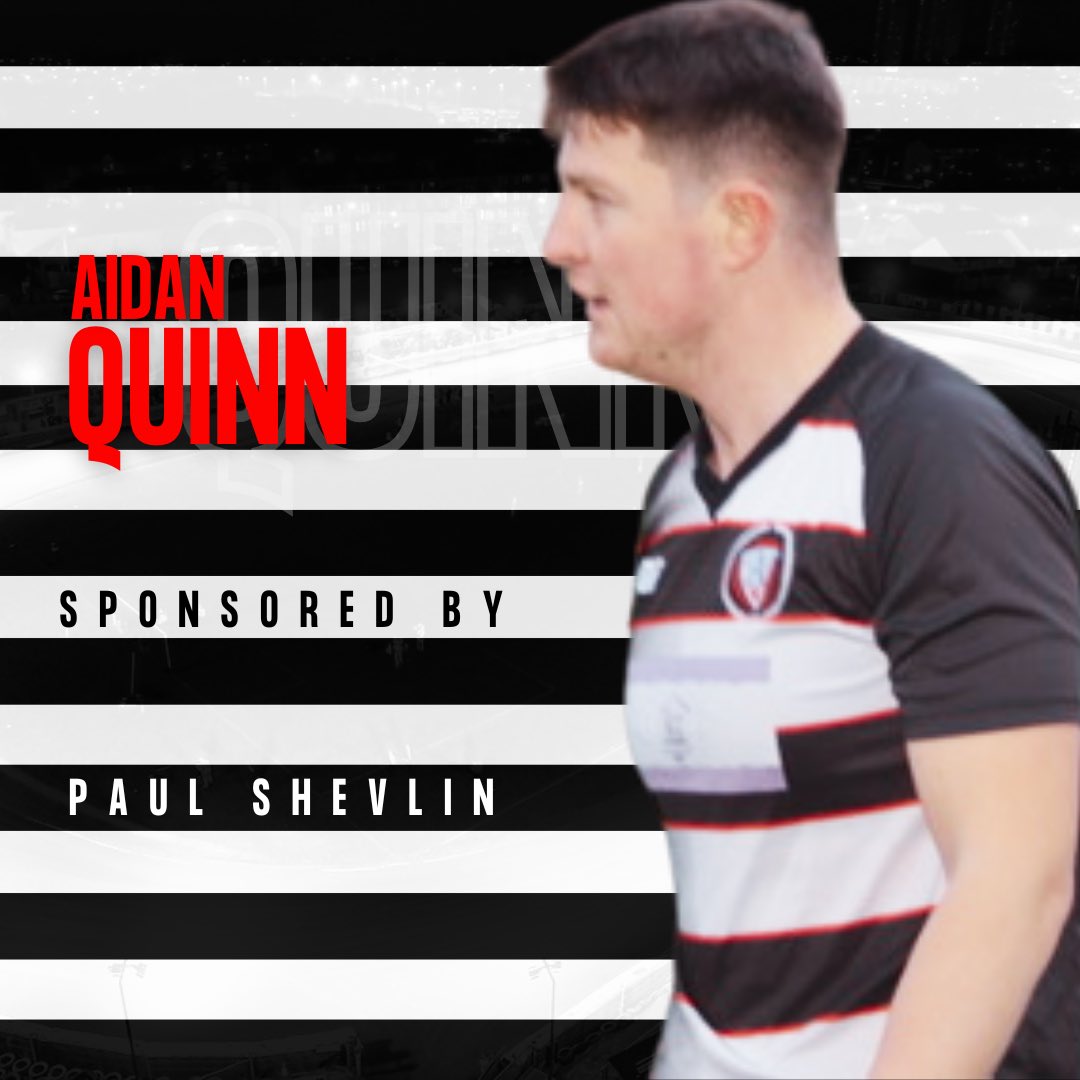 We are delighted to announce that committee member Paul Shevlin has added to his sponsorship of Jonny Black with sponsorship for Fraser Sheridan &amp; Aidan Quinn for the remainder of the season!

#OurAshfield

⚫️⚪️🔴