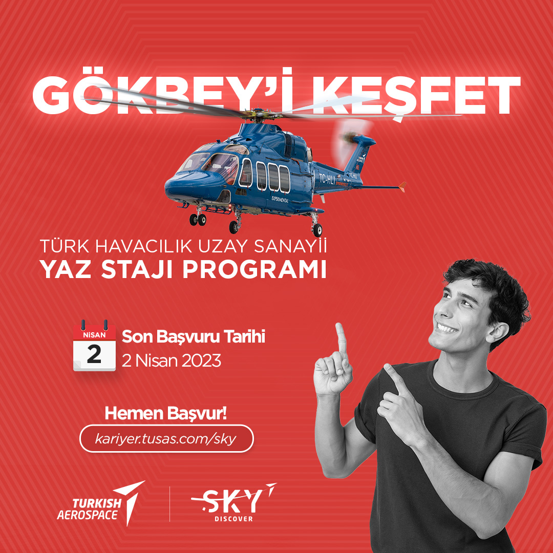 “Türkiye’nin En Beğenilen Yetenek Programı” seçilen ve Uluslararası "En İnovatif Yetenek Programı" ödülüne sahip SKY Discover’ın başvuru dönemi başladı! 🙌  
🚩 Bilgi ve başvuru: bit.ly/3IZMcCi
📆 Son başvuru tarihi: 2 Nisan 2023

#GözümüzYükseklerde
#SKYDiscover