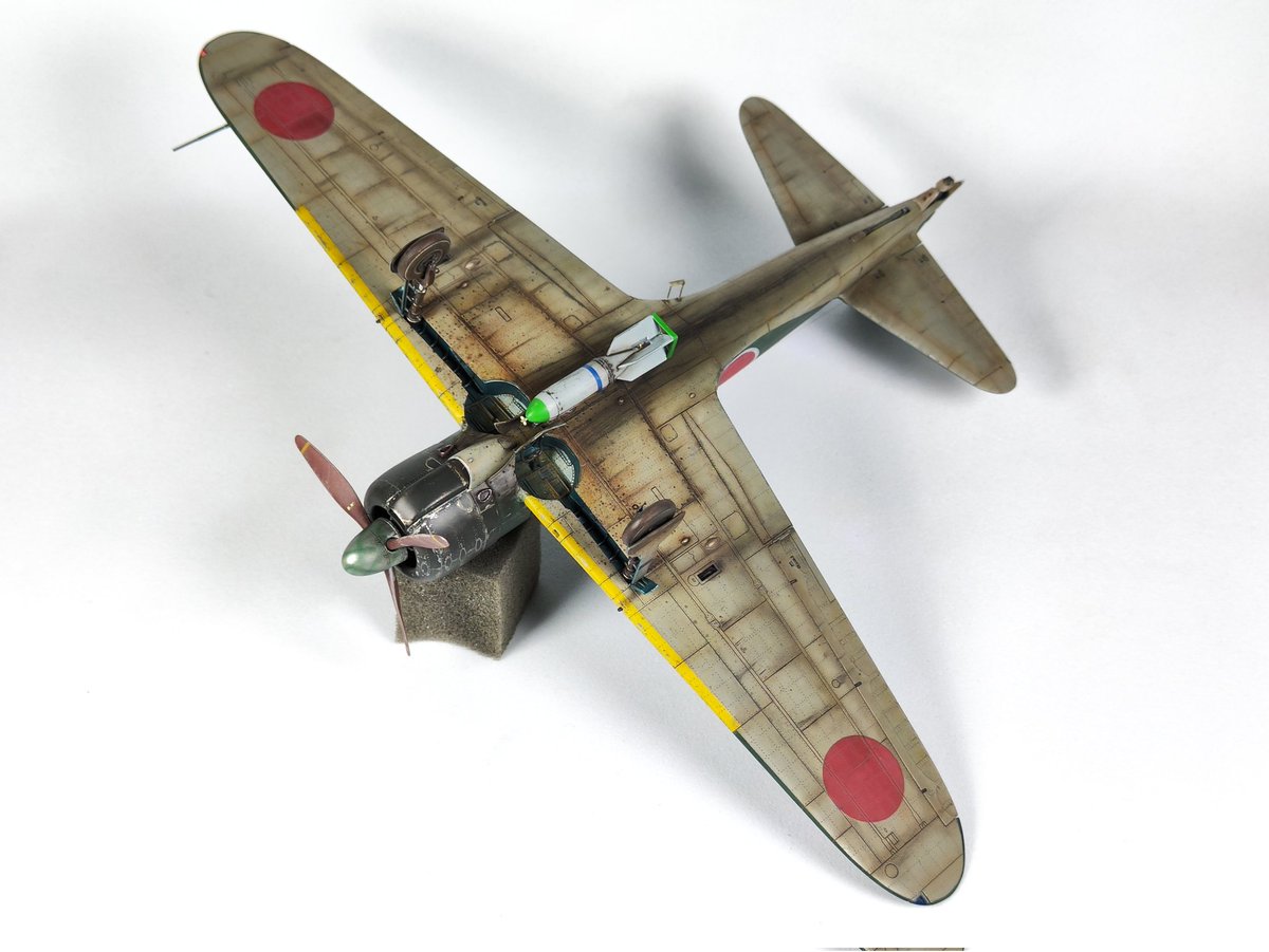 CRV_ScaleModels's tweet photo. 1/48 Eduard A6M2 Zero, kit n°11158. Painted and weathered with @Ak_Interactive Real Colors and Abt502 Oils. https://t.co/sFBAAG40Kp