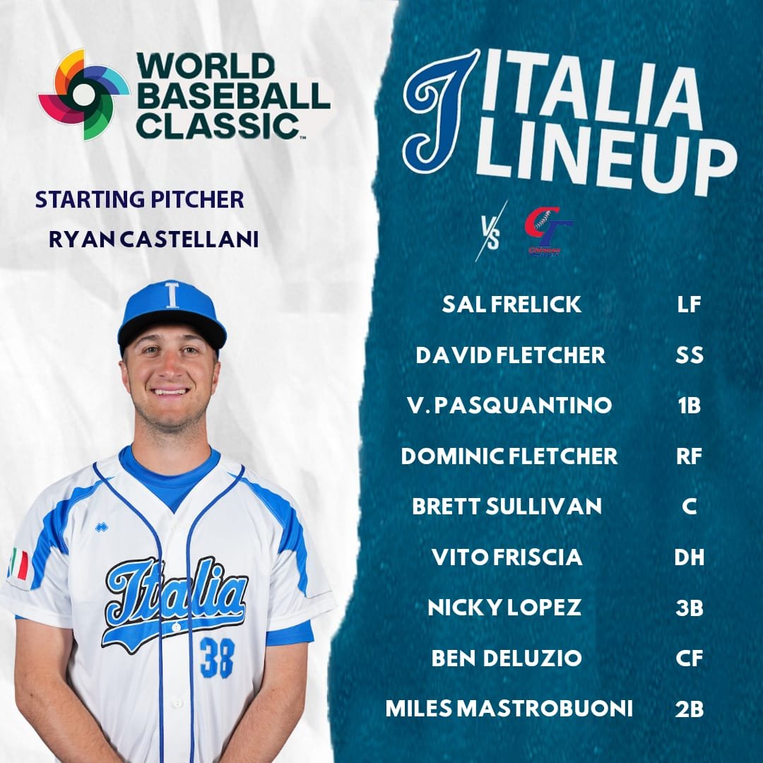 Così in campo per #ItaliaCinaTaipei 🔥

<a href="/WBCBaseball/">World Baseball Classic</a> <a href="/ErreaOfficial/">Erreà Sport</a> #benvenutoacasa #ItaliaBaseball