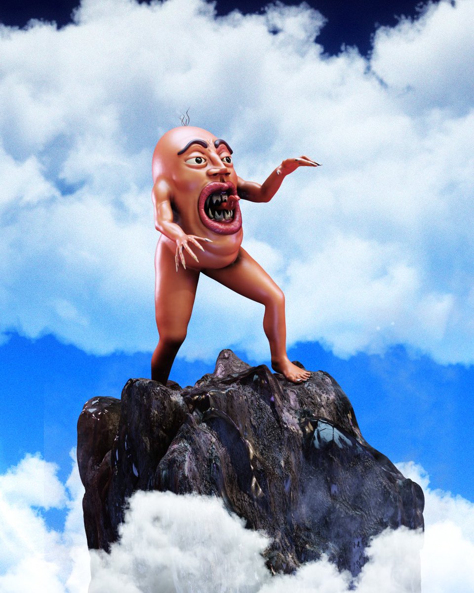 AhyEtap's tweet photo. #3d #3Dartist #render #zbrush #superrare #FoundationNFT #monster https://t.co/f5HvhBdphl