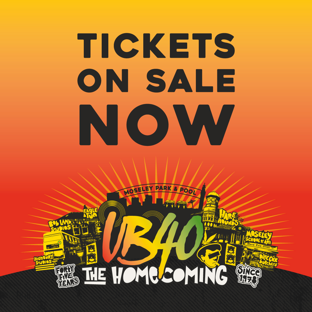 UB40 THE HOMECOMING TICKETS ON SALE NOW Presale sold out, general sale tickets live on our website. Who's ready for a UB40 festival-inspired day in the park? Head to UB40.global/thehomecoming/ Big Love UB40 #UB40 #reggae #Reggaemusic #UK #UB45 #Anniversary #livemusic