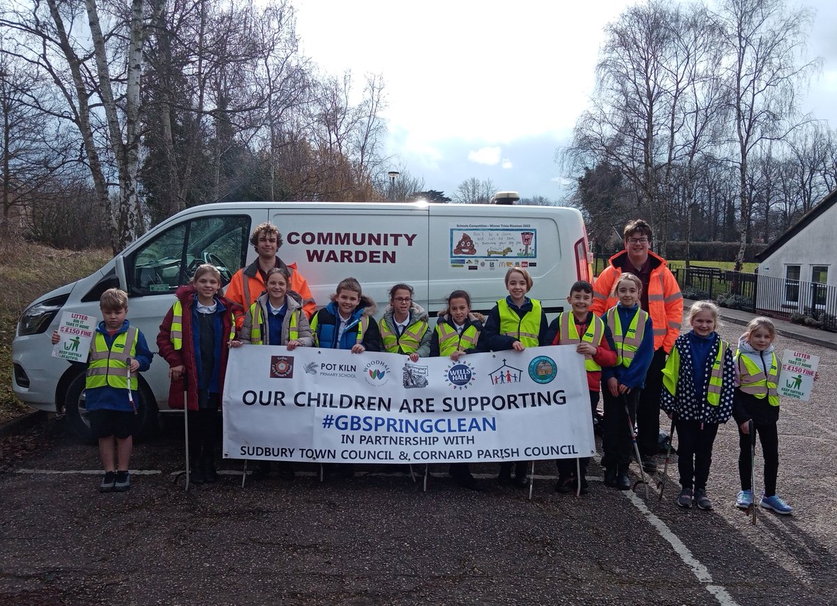 This week, our Eco Council took part in a local litter pick with Arthur and Dan from <a href="/Communitywarden/">Community Wardens</a> It was part of the #gbspringclean and the children collected litter from the local park and surrounding footpaths. #ecocouncil  #sudburysuffolk #litterpick