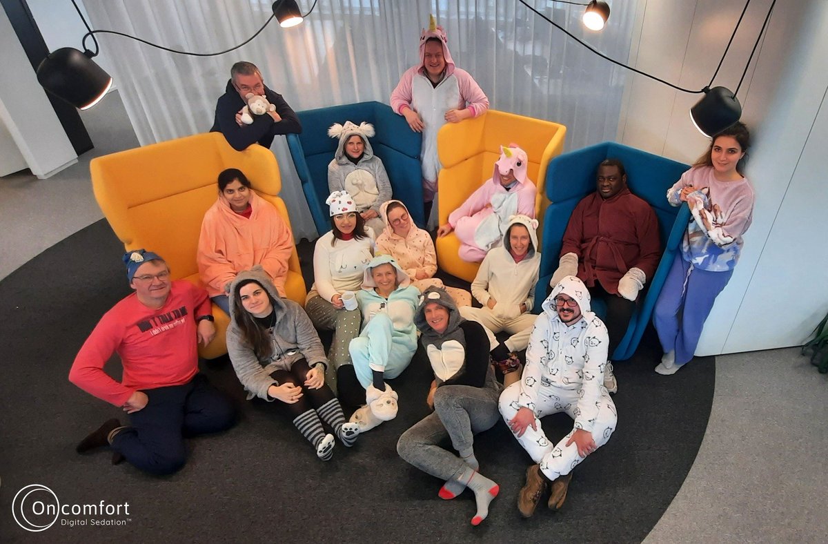SheeroChana's tweet photo. Au boulot @oncomfort aujourd'hui on célèbre la journée mondiale du pyjama en soutien aux enfants malades !
#SedationDigitale #Sedakit #WorldPyjamaDay #JourneeMondialeDuPyjama #EnfantsMalades
Pour en savoir plus sur cette journée :
https://t.co/OSE7sNhbo8 https://t.co/RfBnDc2iK2