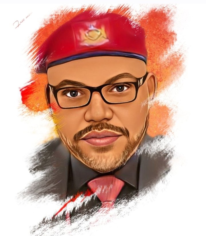 ginygold's tweet photo. @SaharaReporters @UNHumanRights @UN @UKinNigeria @10DowningStreet @USinNigeria @POTUS @StateDept @EUinNigeria @EU Nigeria terrorist govt holding Mazi Nnamdi kanu is human right violation, tell the Nigeria terrorist govt to release Mazi Nnamdi kanu now.
#FreeMaziNnamdiKanuNow 
#BiafraReferendum https://t.co/dTSPO0F55t