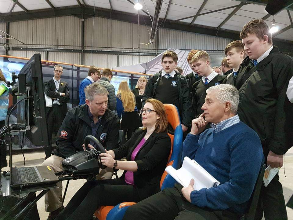 6 years ago <a href="/Kirsty_Williams/">Kirsty Williams</a> ,  Minister for education was pushing for 1000mph with #Bloodhoundssc