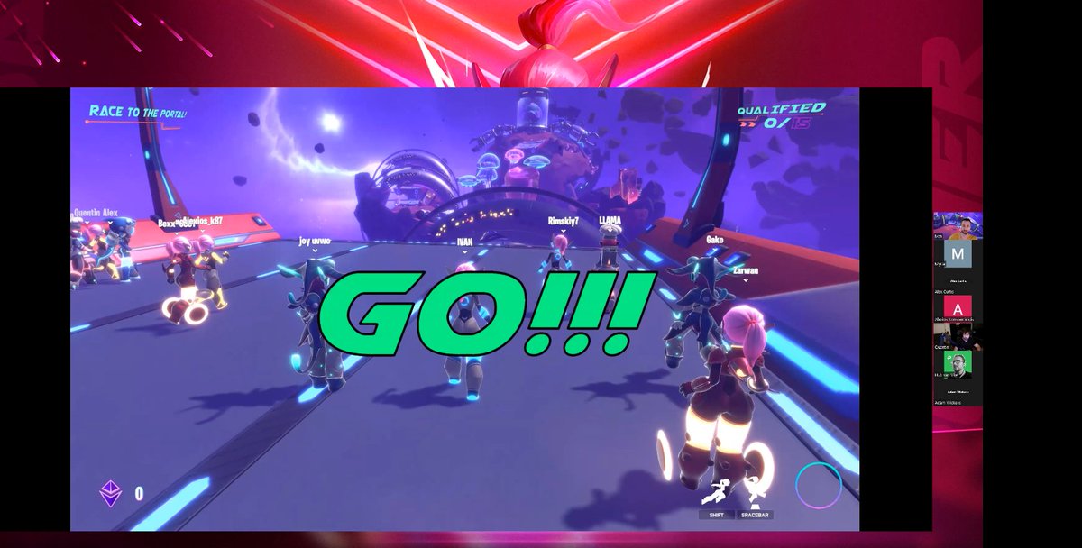 PlayMetarush's tweet photo. The Metarush closed demo was a great success! 

Community members, influencers, and even the Fall Guys 2022 European Champion, @GakoOfficiel, joined forces to test @PlayMetarush and gave us some amazing feedback!

More to come. 😉🕹 https://t.co/0bKySkpqYs