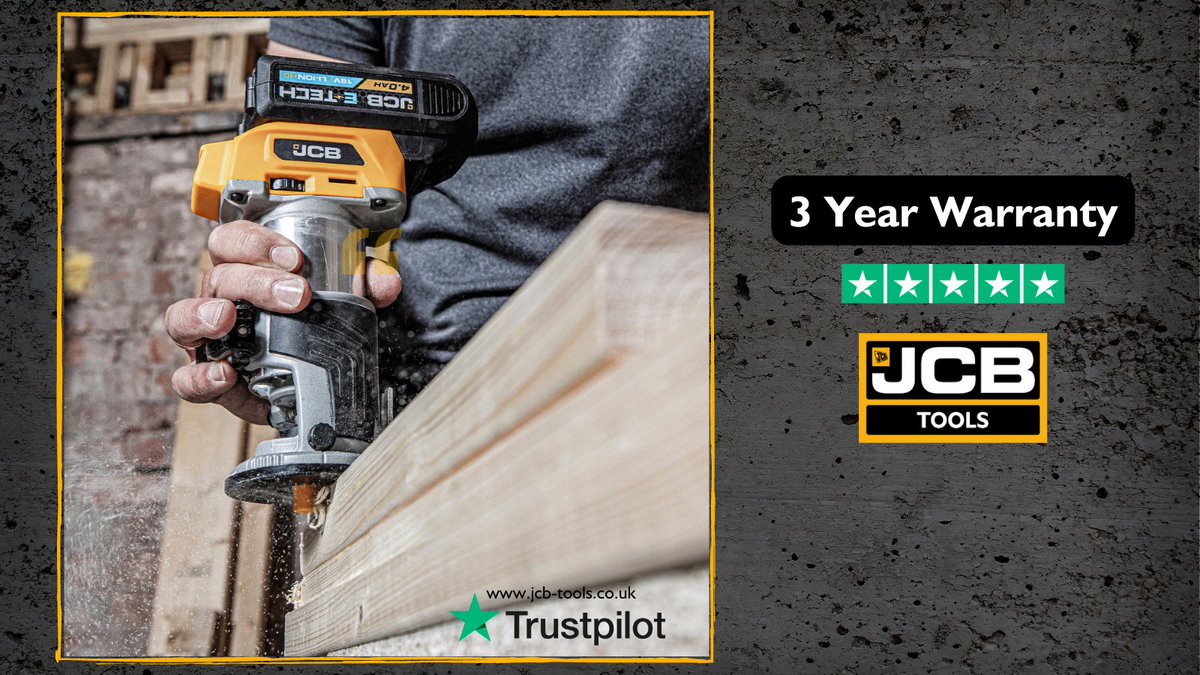 JCBtools's tweet photo. 👌 We're so confident in the capabilities of #JCBTools, we back up most purchases with our no-small-print, industry-leading #3yearwarranty. 🤩

💻 Easily register your product online: 
Visit https://t.co/NAQjNVpl5o

Now that's peace of mind 👌

#warranty #NewTools #GreatCompany https://t.co/I2Hi1GBcXt