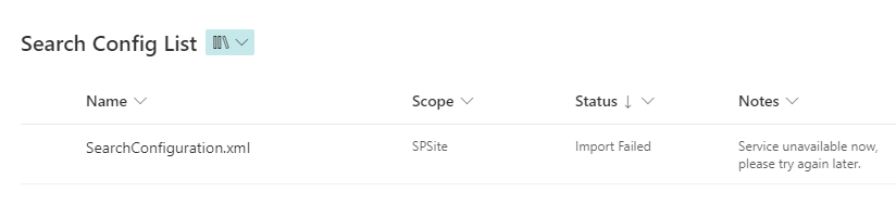 WorTony's tweet image. Hey #SharePointOnline #Twitter - is the export and import of Search settings between SPO site collections in the same tenant broken? Tried multiple times to import the exported XML and each time it reports an issue
#SPHelp
