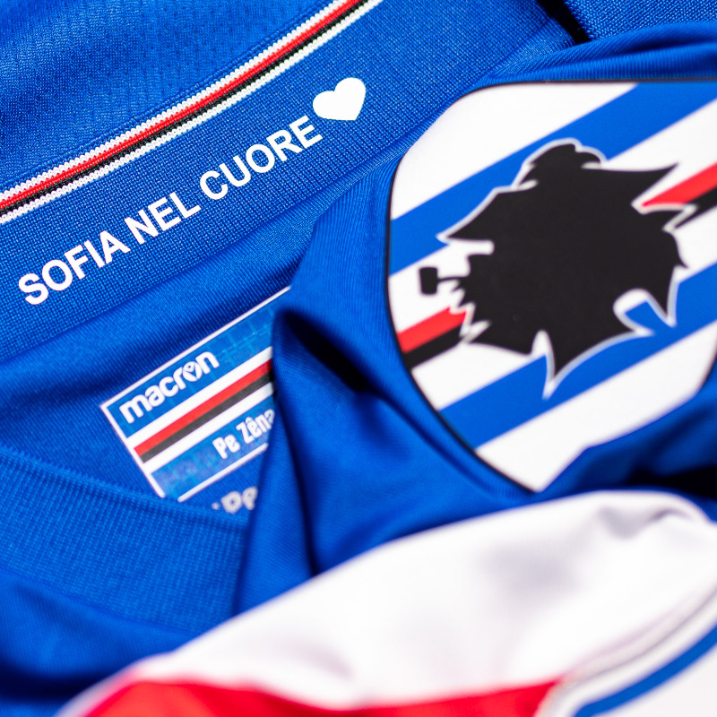 sampdoria's tweet photo. 💙 | CHARITY

#Sampdoria e #Genoa insieme per #SofianelCuore.
