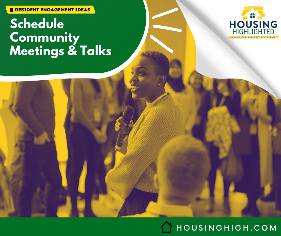 housinghigh's tweet image. We believe that an engaged community is a thriving community. Scheduling community meetings is an effective way for public housing authorities to increase resident engagement and show commitment to serving the community's needs.
#PublicHousing #HousingAuthority #community