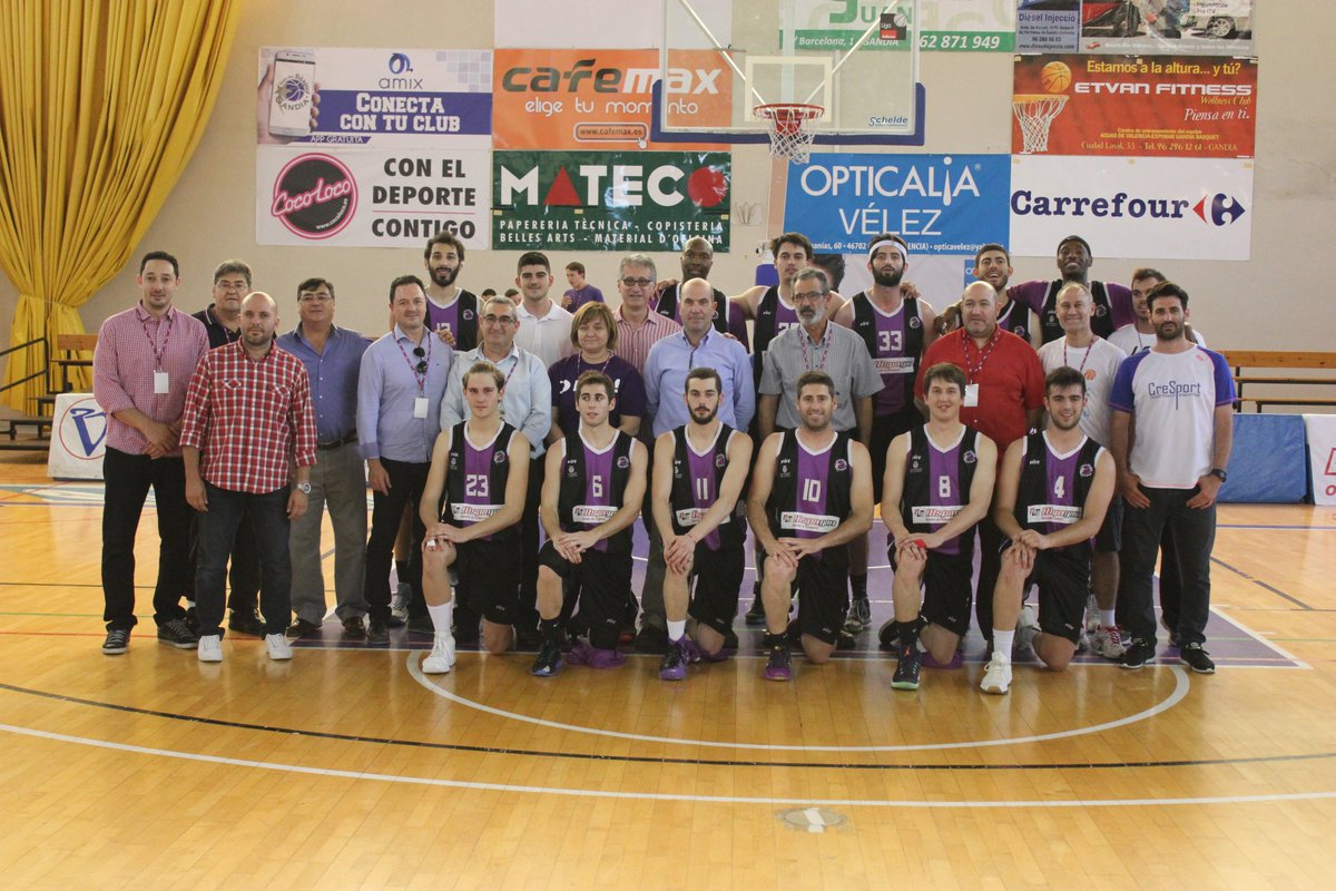 UPBGandia's tweet photo. NATEMANIA |🏀

‼️Qué momentazo‼️

Mayo 2⃣0⃣1⃣6⃣. El Hispagan conseguía el ascenso a LEB Plata con @victorubiocoach como entrenador. Grandísimo equipazo y cuerpo técnico. @Kleinjan97 , Shay o Camarena entre otros.🔝

¿Lo recordabas?🤔💭

#UNITSCREIXEM 💜
#PROINBENI 🏗 #EMBALPACK📦 https://t.co/8K0IeeWydu