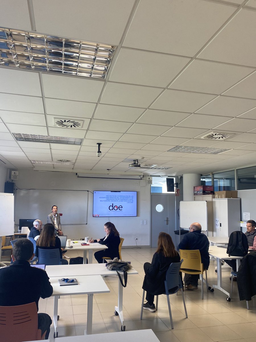 ¡No paramos! Hoy taller-formación del PIME del <a href="/DoeUpv/">DOE_UPV</a> donde vamos a trabajar los OKR y coordinador asignaturas comunes de nuestro departamento 🙌🏼