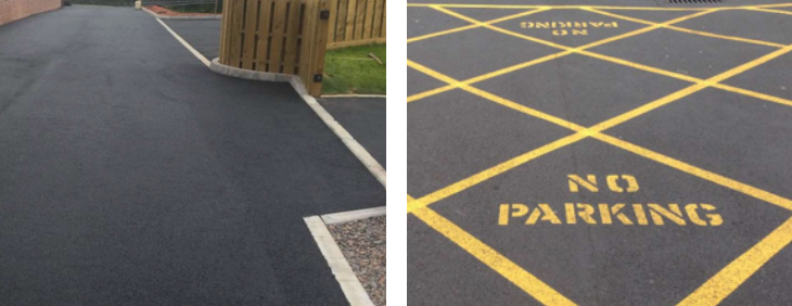 MitchamCrktGrn's tweet photo. We've asked @Merton_Council to block plans to blight the Conservation Area with new tarmac and yellow hatching around the sensitively converted Mitcham fire station on Lower Green West - the use of paviours and planters provides a much more appropriate approach https://t.co/2stKU1SqEJ