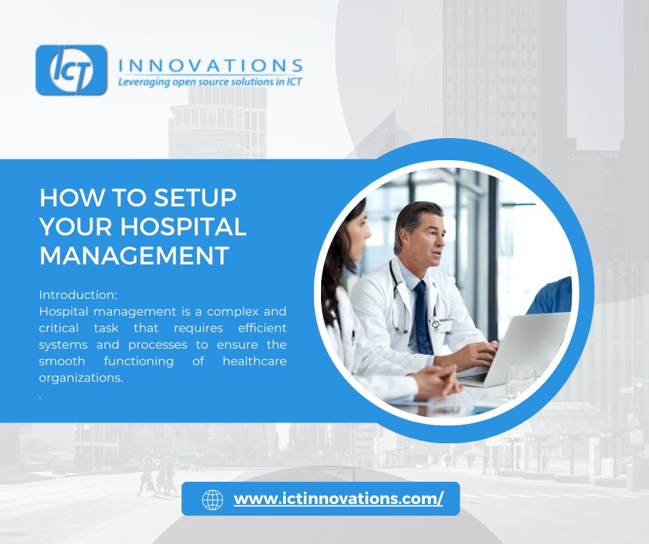 How to set up your hospital management setup using free and open-source software

visit this link: ictinnovations.com/how-to-setup-y…

#hospital #hospitalmanagement #hospitalmanagementsystem #hospitalsoftware