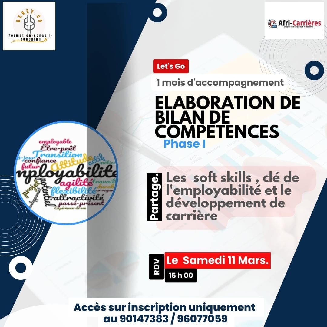 africarriere's tweet photo. Construisez votre projet professionnel avec un bilan de compétences! Faites le point sur vos qualités, talents, compétences et motivations pour réussir votre insertion professionnelle ou progresser dans votre carrière.
#competences #professionnelles #insertionprofessionnelle https://t.co/ysftNQSFXo