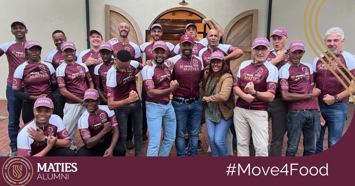 SU_Alumni's tweet photo. #Move4Food: Prof. Wim de Villiers, Rector and Vice-Chancellor of SU, will put his endurance to the test at this year’s #CapeTownCycleTour to raise money for the student-driven #Move4Food initiative.
https://t.co/38dPXjzClQ https://t.co/XI8XqrWYZD
