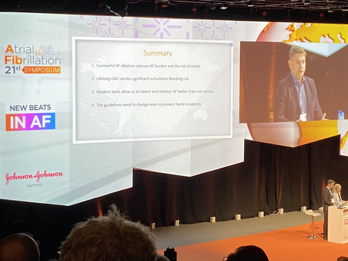 DrHusainShabeeh's tweet photo. #EPeeps what does @DhirajGuptaBHRS do with NOAC post AF ablation @BiosenseWebster #AFIB2023 Should #EPeeps push harder on changing guidelines for optimum patient care post AF ablation in the era of modern technology, rhythm control etc https://t.co/t4G9yM8ZQk