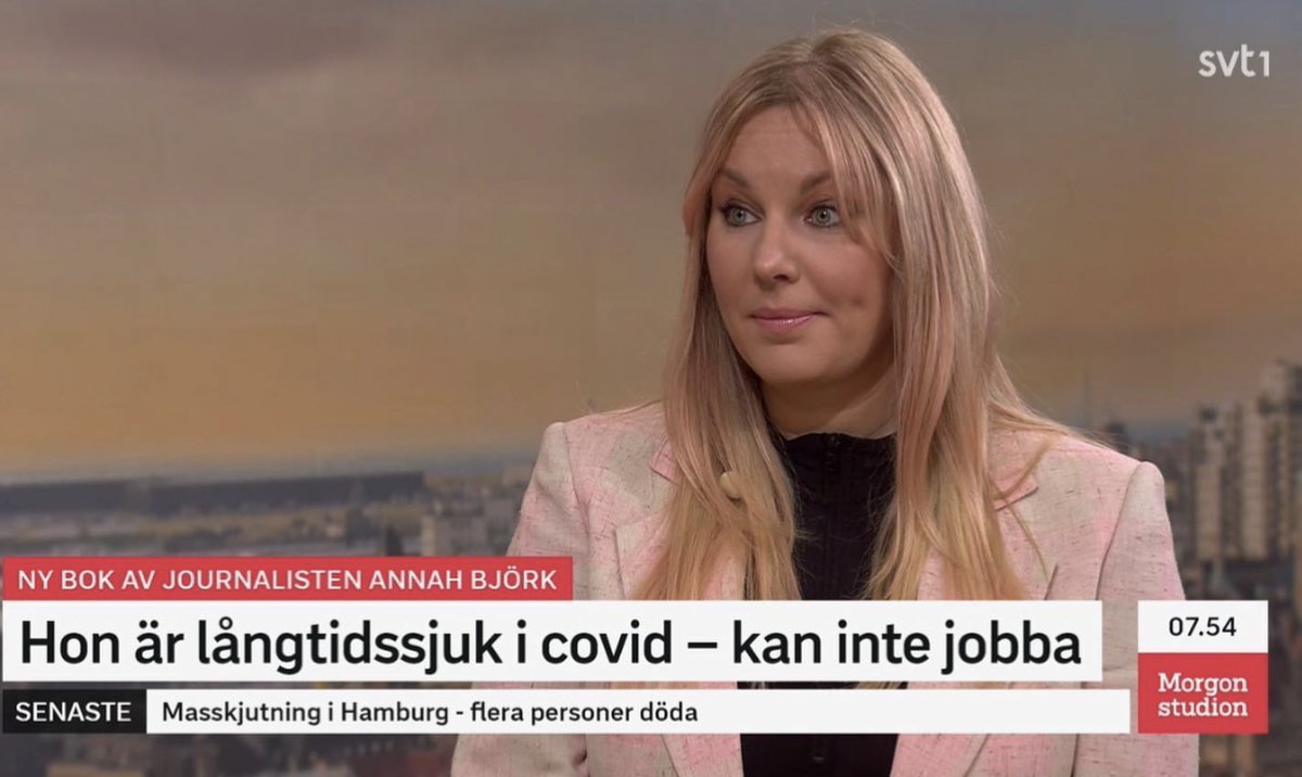 annahbjork's tweet photo. I morse pratade jag om min nya bok "Jag är inte här, det här händer inte" i Morgonstudion.
Här kan man köpa den: https://t.co/RFAes34y1m https://t.co/M67IROzur1
