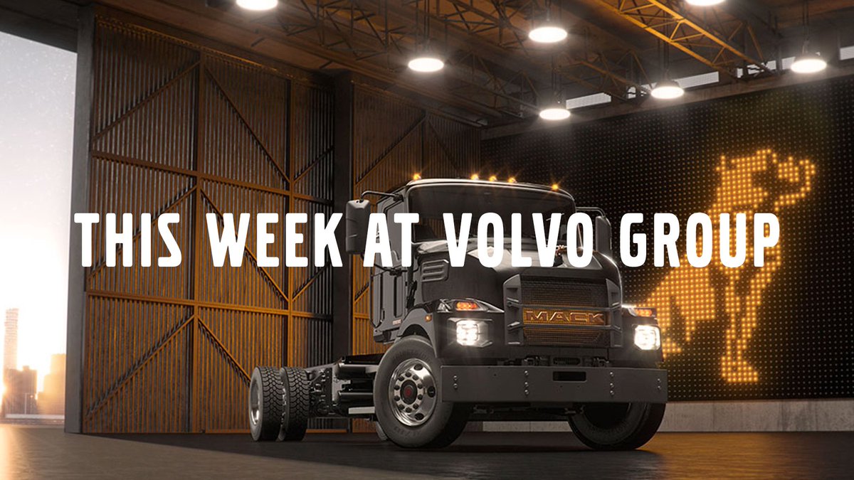 VolvoGroup's tweet photo. #VolvoGroupWeek – this week’s highlights:
➡️ @MackTrucks introduces the medium-duty Mack MD Electric
➡️ New #CampXbyVolvoGroup in Lyon accelerates sustainable mobility
➡️ @RenaultTrucksCo ended 2022 with a total of 58,967 deliveries, up 15% https://t.co/RCoQdx0Bt3