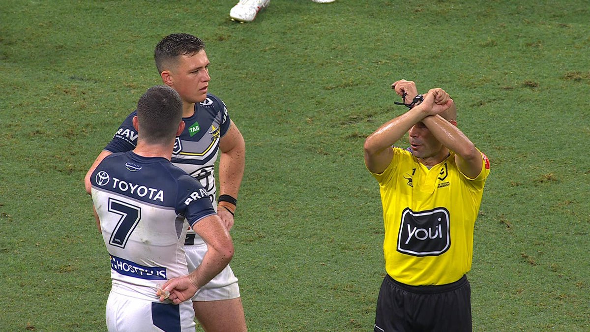 Fox League on Twitter "Scott Drinkwater off to the sin bin... while