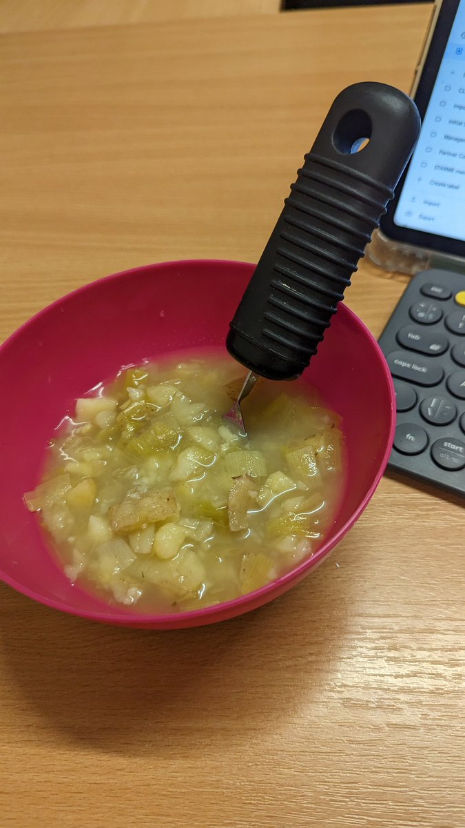 Thanks to <a href="/KHS_supported/">KHS Supported Learning</a> for the delicious bowl of soup this morning! It was so yummy!