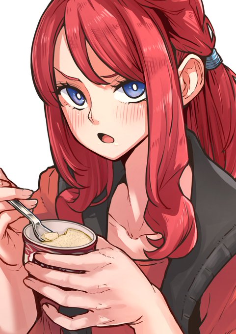 何じろじろ見よーと?
アイス食べたかと? 