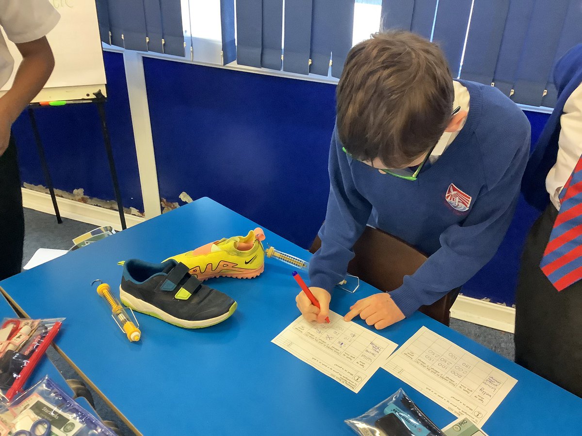SJBsolihull's tweet photo. Year 5 have started their @PKCKST unit on Forces. We have been investigating the friction between objects and surfaces to discover how many Newtons it takes to pull the object along. #SJBscientists #sciencesuperstars @OurLadyandAllS1 @BhamDES @BCPP__ https://t.co/DLwTqvQ9Zx