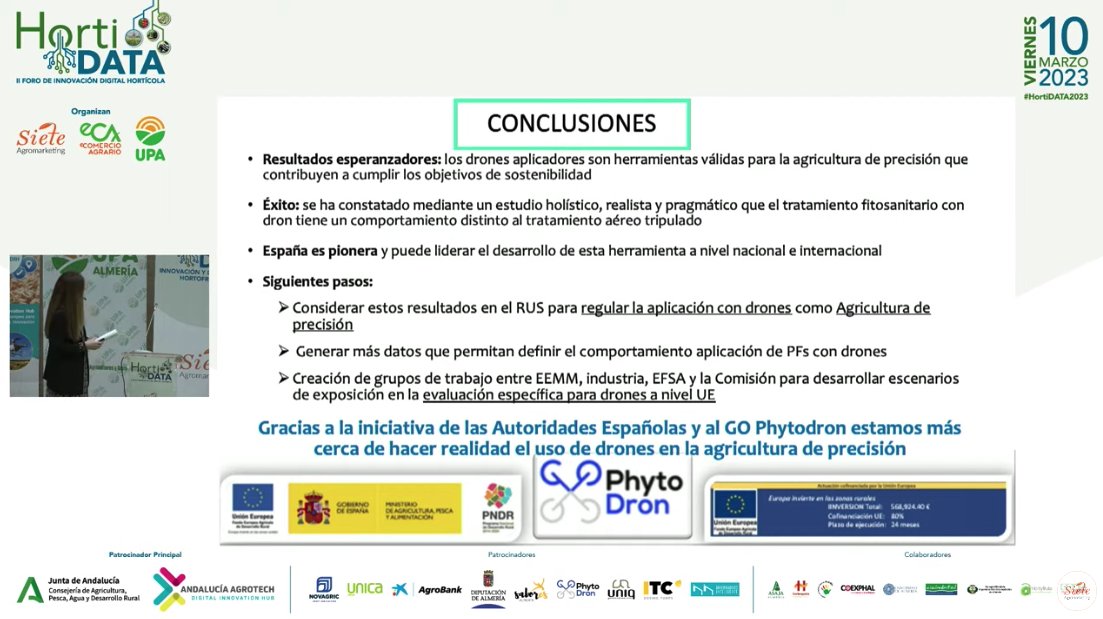 HortiDATA (@hortidata) on Twitter photo "Hemos realizado una investigación intensiva y vamos a seguir dando pasos para que el cambio legislativo sea una realidad", Mª Del Carmen Márquez Madrid. Coordinadora <a href="/GOPhytoDron/">GO PhytoDron</a>.
#HortiDATA2023 #ECAFruits #ECAAgri "Hemos realizado una investigación intensiva y vamos a seguir dando pasos para que el cambio legislativo sea una realidad", Mª Del Carmen Márquez Madrid. Coordinadora <a href="/GOPhytoDron/">GO PhytoDron</a>.
#HortiDATA2023 #ECAFruits #ECAAgri