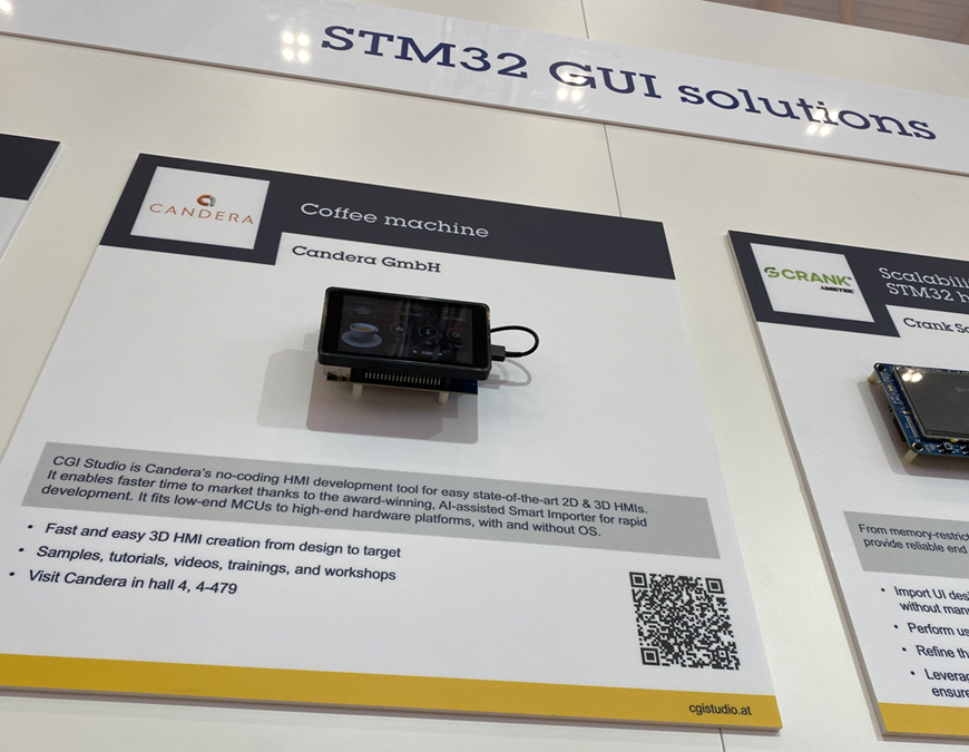 Looking forward to seeing you at #EmbeddedWolrd next week!
Our silicon partners also appreciate CGI Studio’s reliability &amp; variability. E.g. @STMicroelectronics, who will present #Candera demos at their Graphics Partner wall.

#STMicroelectronics #STM #STM32 #HMI #CGIstudio