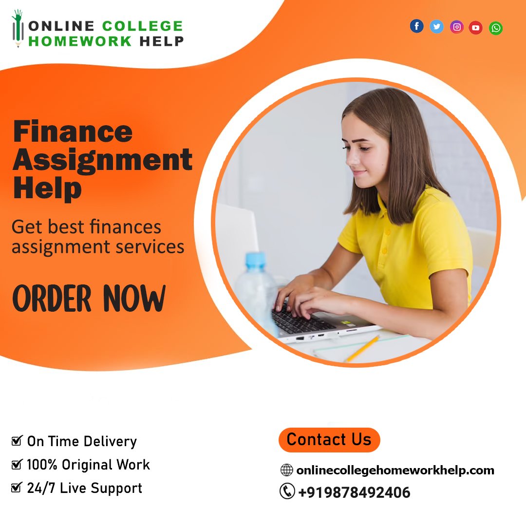Onlinechwhelp's tweet image. Get Best Finance Assignment Help By Our Qualified Experts Today!
WhatsApp and call 📞 : +91-9878492406
Read more👇
onlinecollegehomeworkhelp.com
#financehomeworkhelp #finanaceassignmenthelp #electricalengineeringassignmenthelp #medicineandnursingassignmenthelp #marketingassignment