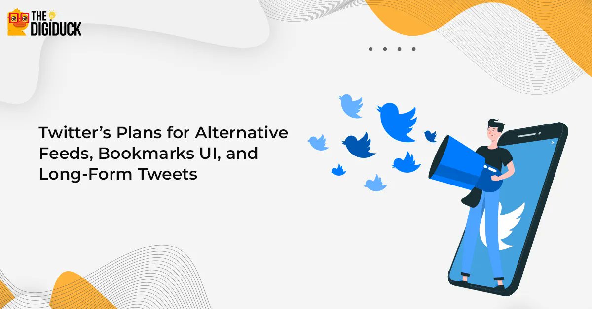 DigiDuckBlog's tweet image. #Twitter chief Elon Musk recently announced that Twitter is going to bring back its side-swipe option to switch between the algorithmic and chronological timeline, with its update to the bookmarks UI coming soon. 
#DigiDuckBlog #update #elonmusk #twitter