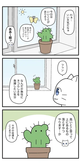 ネコちゃんとサボテンくん① 