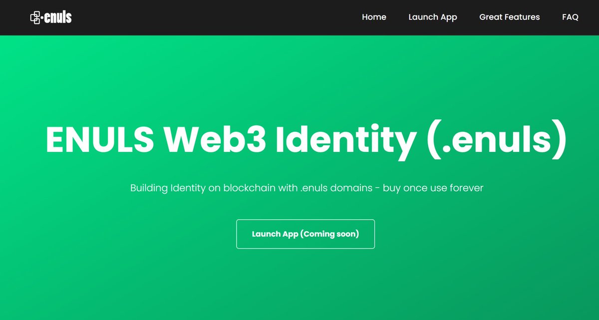 enulsid's tweet image. 🔥Excited to announce that #enulsid has officially used the domain enuls.id

The change will unify the entire brand and soon each .enuls owner will have a #web3profile in name.enuls.id😊

🔥Everything is ready for #mainnet next week #ENULS @Nuls #nuls