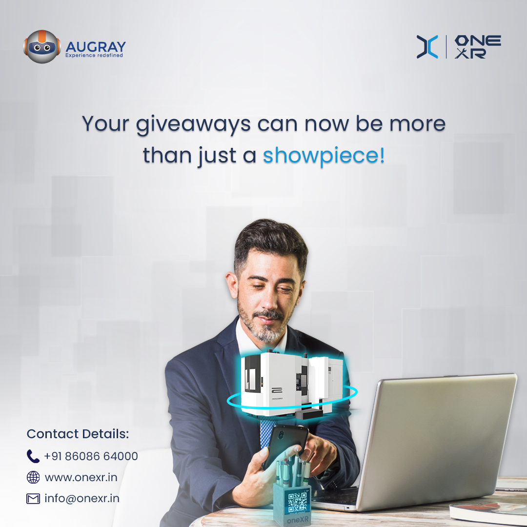 AugrayXr's tweet photo. It's time to give your traditional giveaways a long-due facelift!
It helps ensure that the investment put into the goodies adds real value to your business!

https://t.co/JdBmBPMh4I +91 86086 64000 | enquiry@augray.com

#businesssolutions #onexr #augray #AR #VR 
#printar #qrcode https://t.co/mTxx9XUPvJ