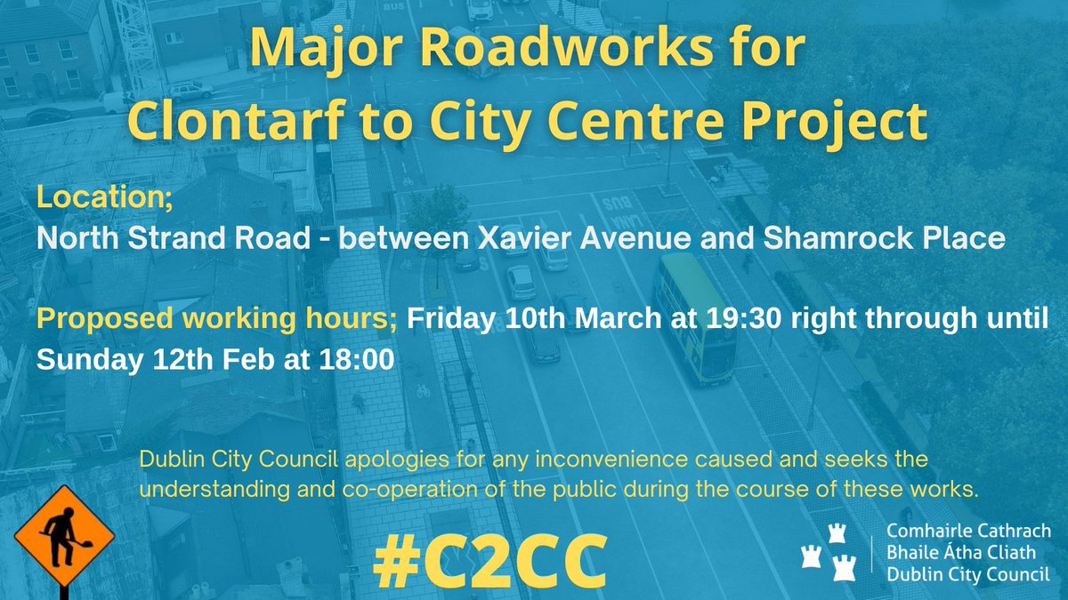 Dublin City Council on Twitter "C2CC Please be aware of scheduled