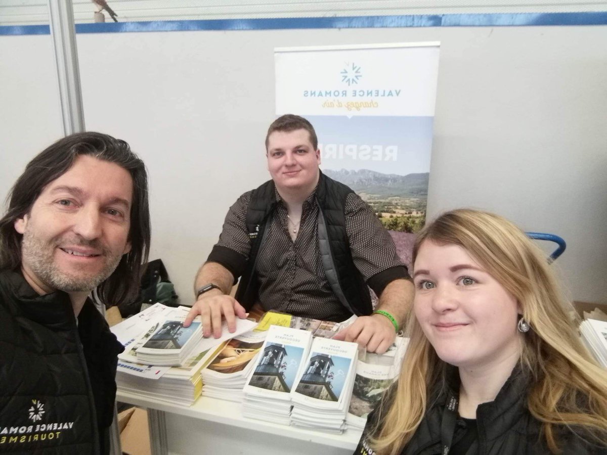 Valence Romans Tourisme est présent au forum Destination Ardèche pour assurer la promotion du territoire. Aujourd'hui, rencontres entre professionnels Drôme/Ardèche et demain ouverture du salon au grand public pour faire le plein d'idées de loisirs ! Rendez-vous au Pouzin !