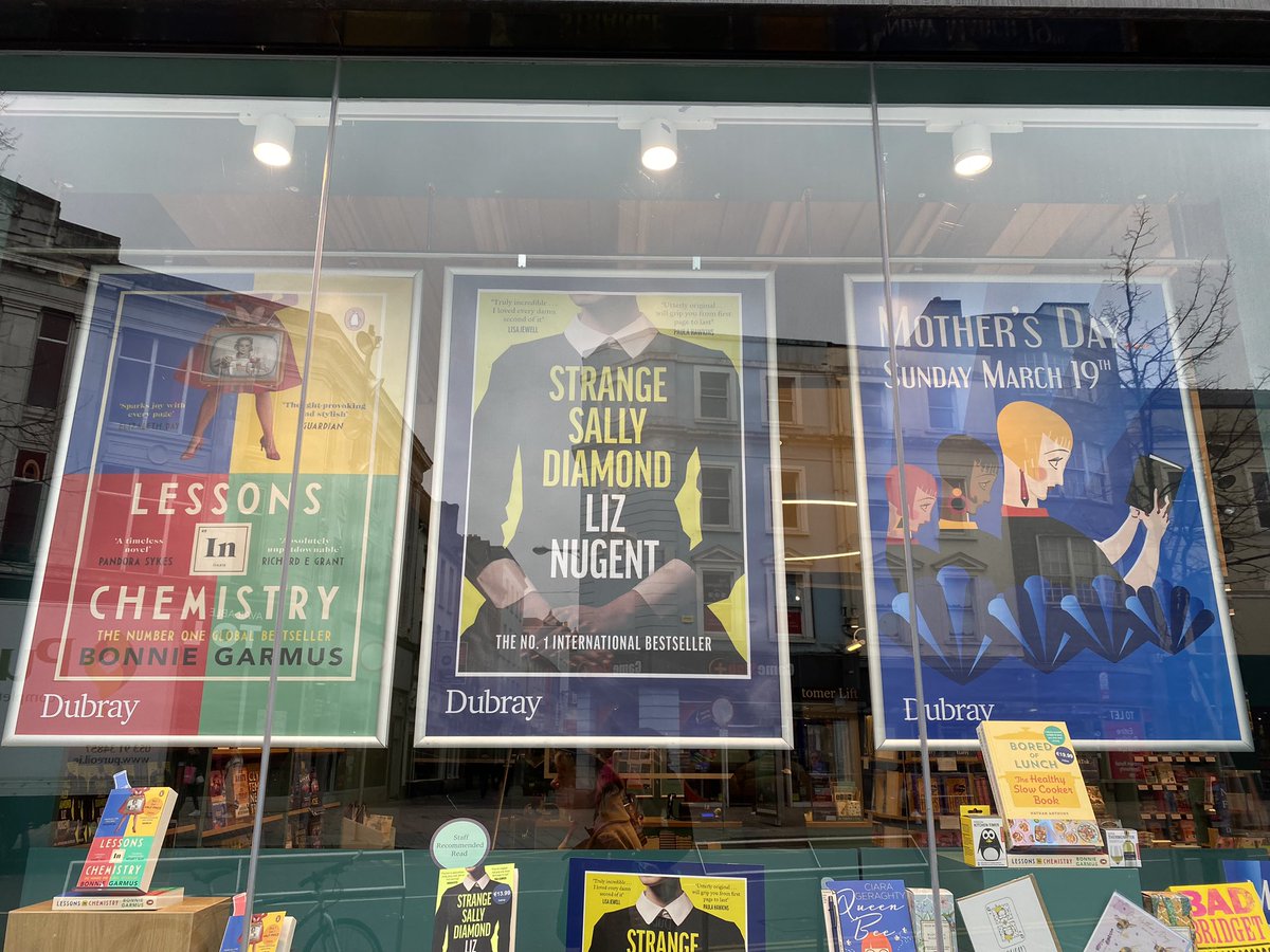 How could I pass this shop in #Cork @DubrayBooks and not buy @lizzienugent new book. Served by a #Dungarvan #Waterford woman. Delighted with my signed copy of #StrangeSallyDiamond