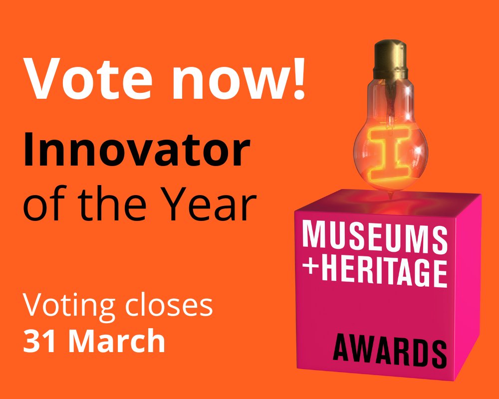 We've only gone and been shortlisted for the <a href="/MandHShow/">Museums + Heritage Show & Awards</a> Innovator of the Year 2023! Please vote for us - mandhawards.awardsplatform.com/register/DbBLR…