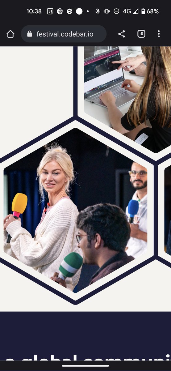NikitaKoselev's tweet image. I'm not sure how many tickets are left.
But it's the rate case when I know all the 3 people in a random pic from the conference 🤣
#codebar #community #opensource