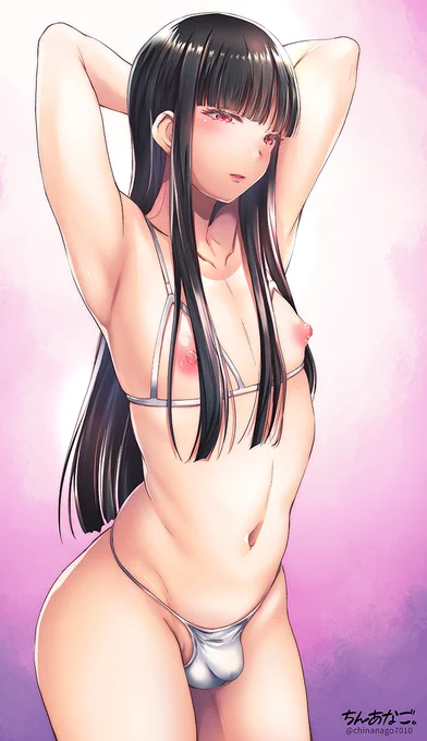 黒髪パッツン男の娘は可愛い(直球 