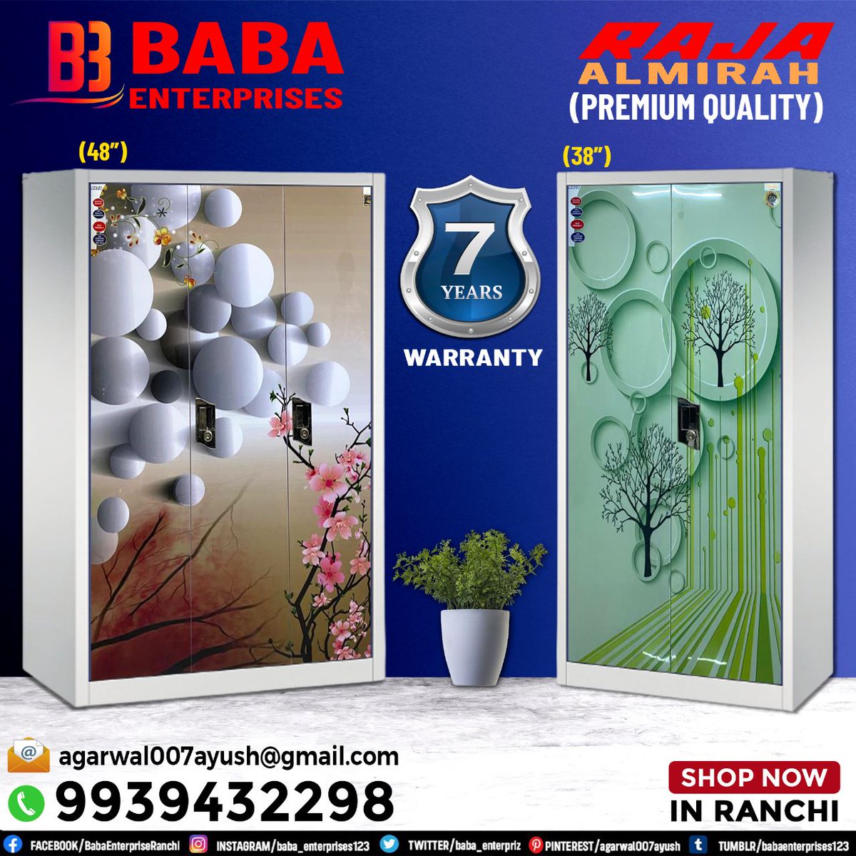 BABA ENTERPRISES
Get your Almirah done with BABA Enterprises...
#woodenfurnituremaker #furnituremaking #furniture #Furnitureitem #Almirah #almirahdesign #sofaset #tables #chairs