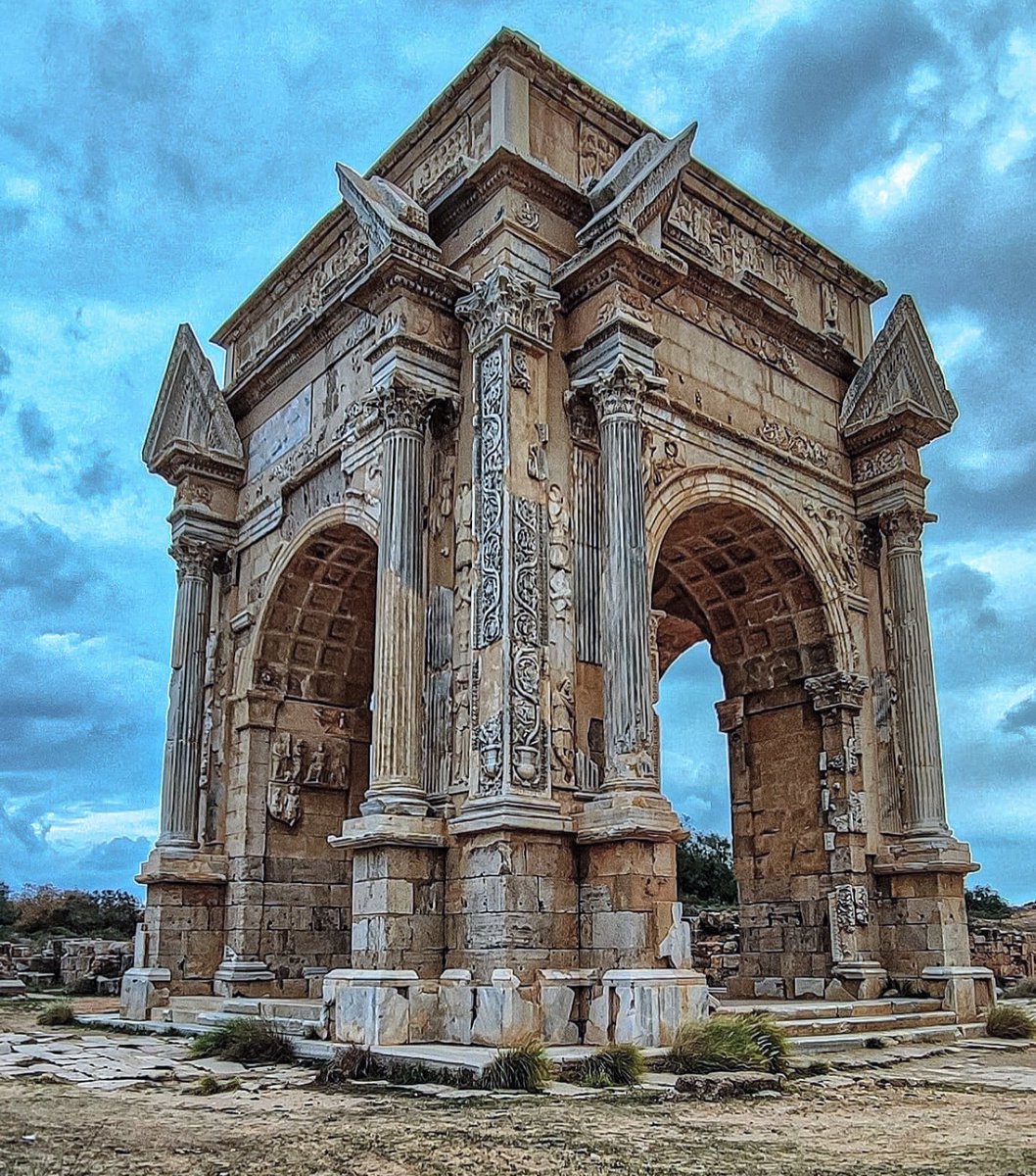 #SeptimusSeverus Arch in #LeptisMagna 🇱🇾