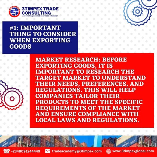 3timpextrade's tweet photo. The important thing to consider when exporting goods.
#exportfact #3timpextradeconsulting #exportpromotion #alaba #trade #export https://t.co/GuGtenFEWo