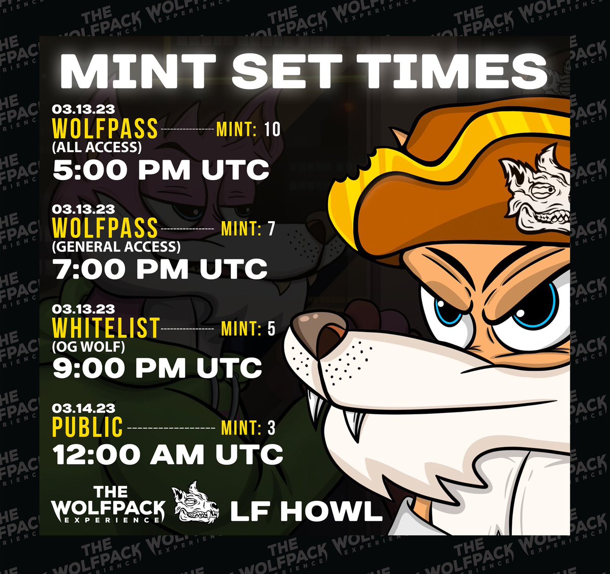 The Wolfpack Experience 🐺 | MINTING NOW! (@the_WolfPackNFT) / Posts / X