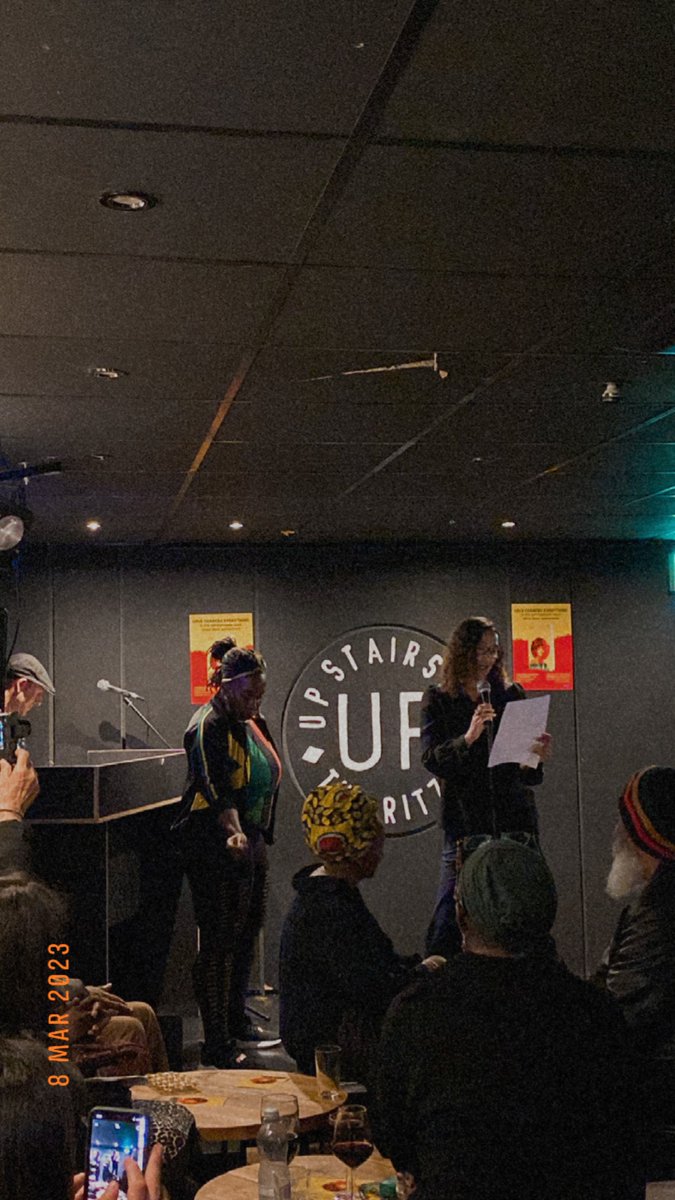 vintagebooks's tweet image. On Wednesday, we attended the most fantastic launch for @Luidas's new novel, #FireRush at @Dubmealways 🔥

A fantastic night of deep roots, heavy dub &amp;amp; strong words with Jah Youth the Roots Ambassador.